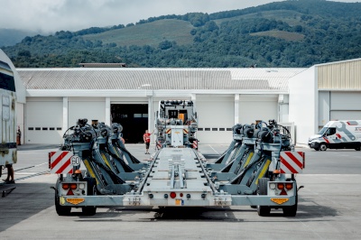 Transporte especial intermodal para ferrocarril
